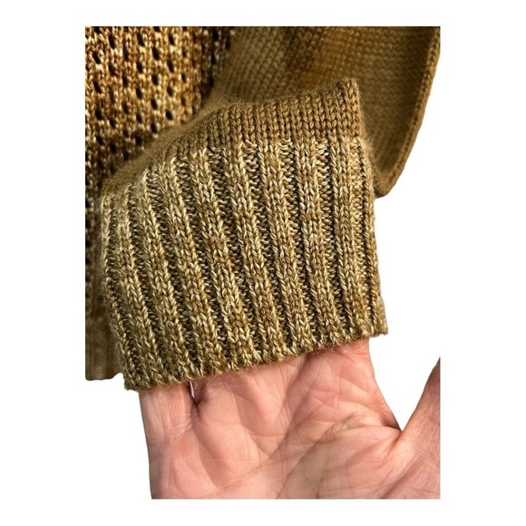 MM Couture | Multi Brown Toned Crewneck Pullover Sweater - Picture 7 of 12